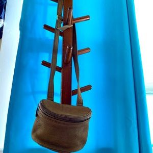 Coach vintage brown nubuck leather fishing creel crossbody belt bag